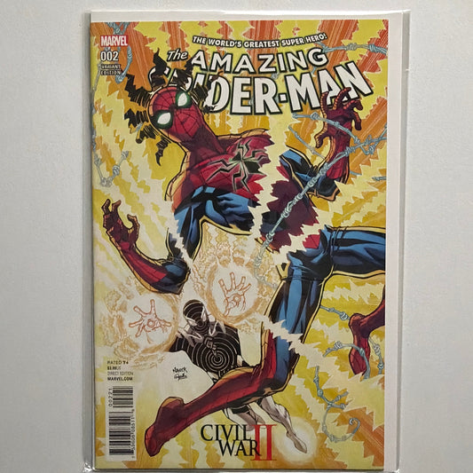 The Amazing Spider-Man 002 Variant Civil War II