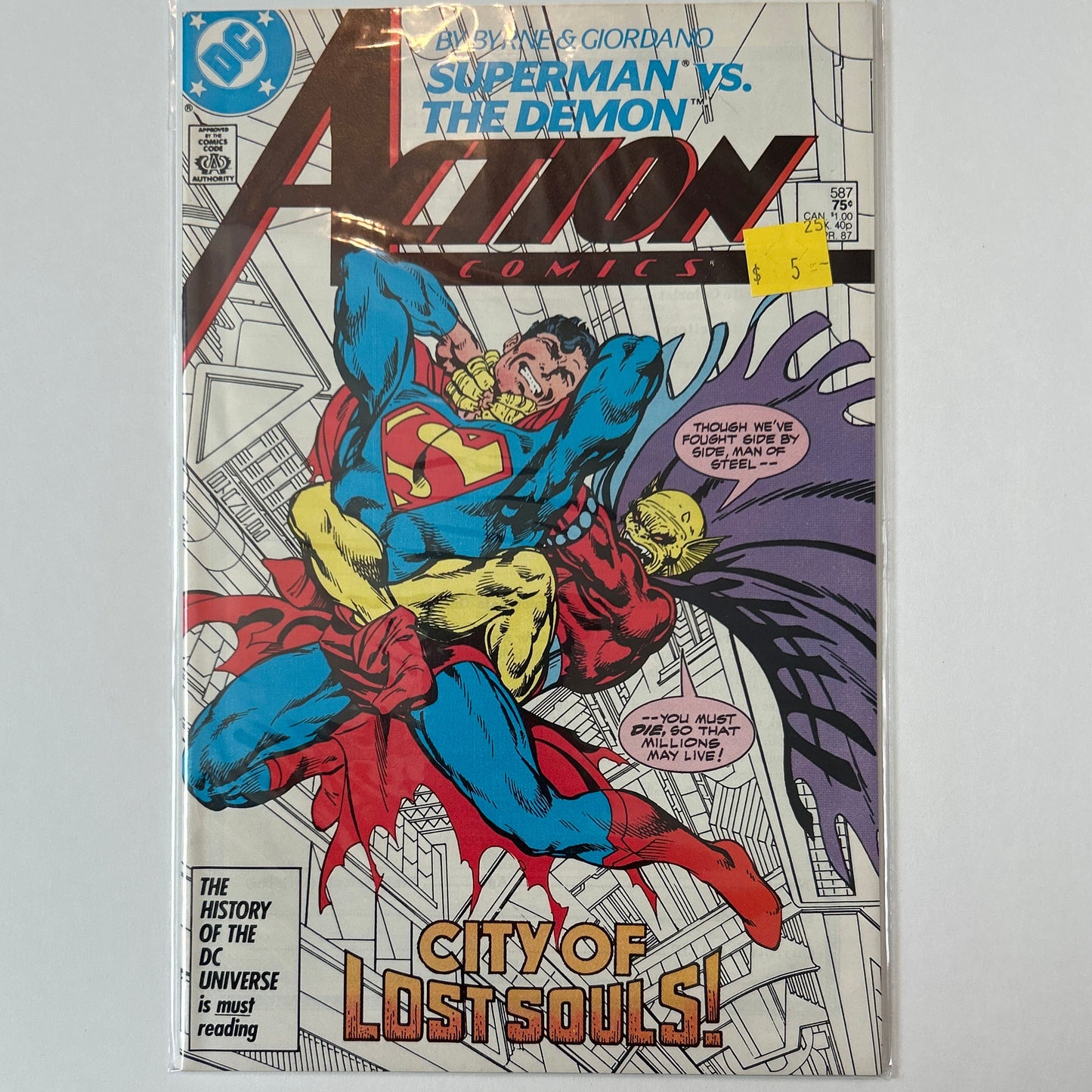 Superman vs. The Demon Action Comics #587