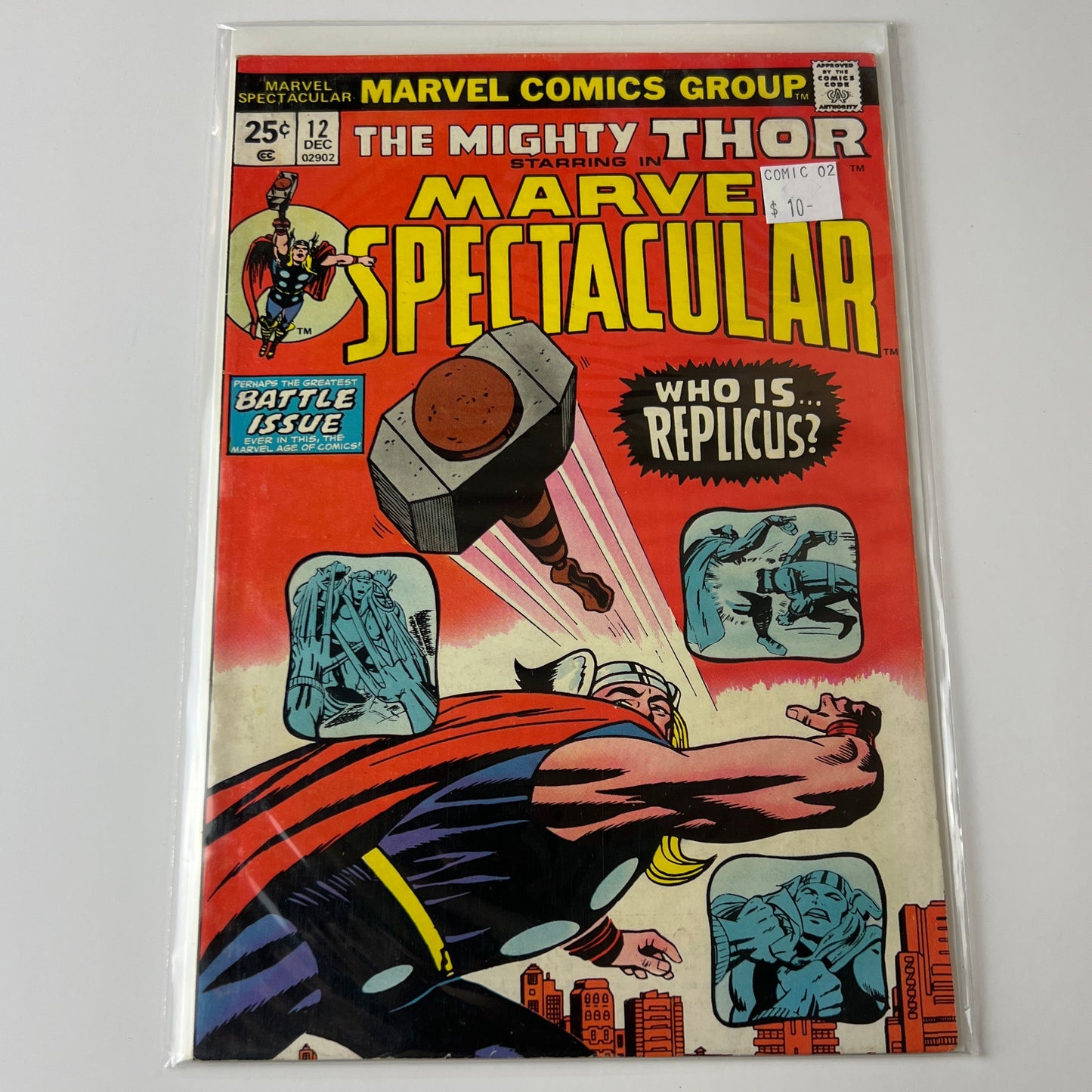 The mighty Thor starring in marvel spectacular #12