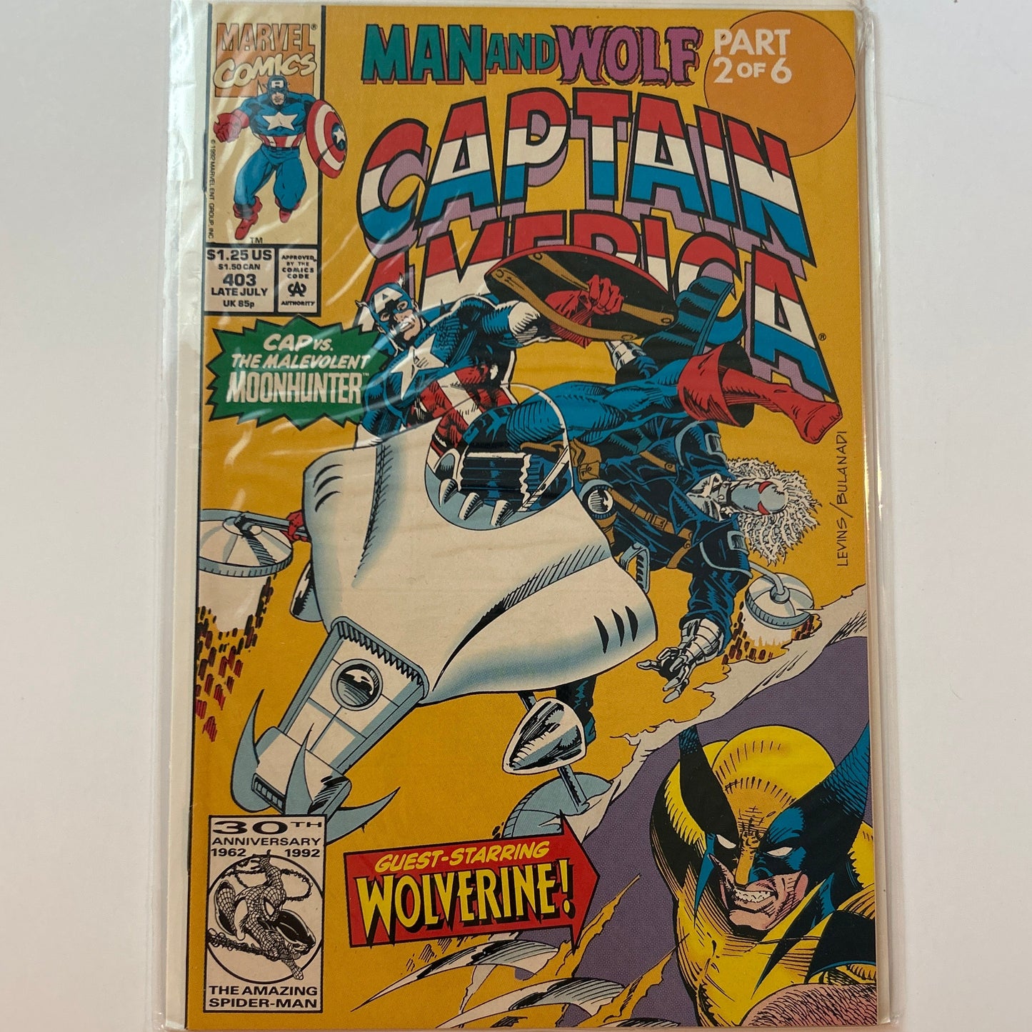 Man and Wolf Captain America #403