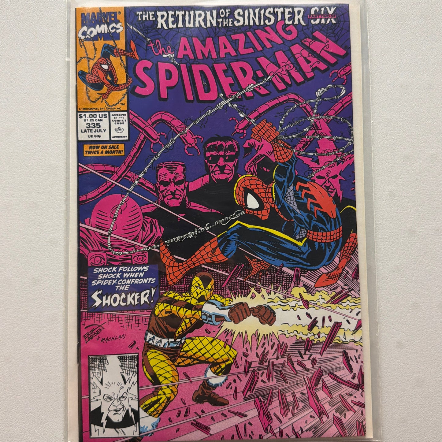 The Amazing Spider-Man #335 (VF-)