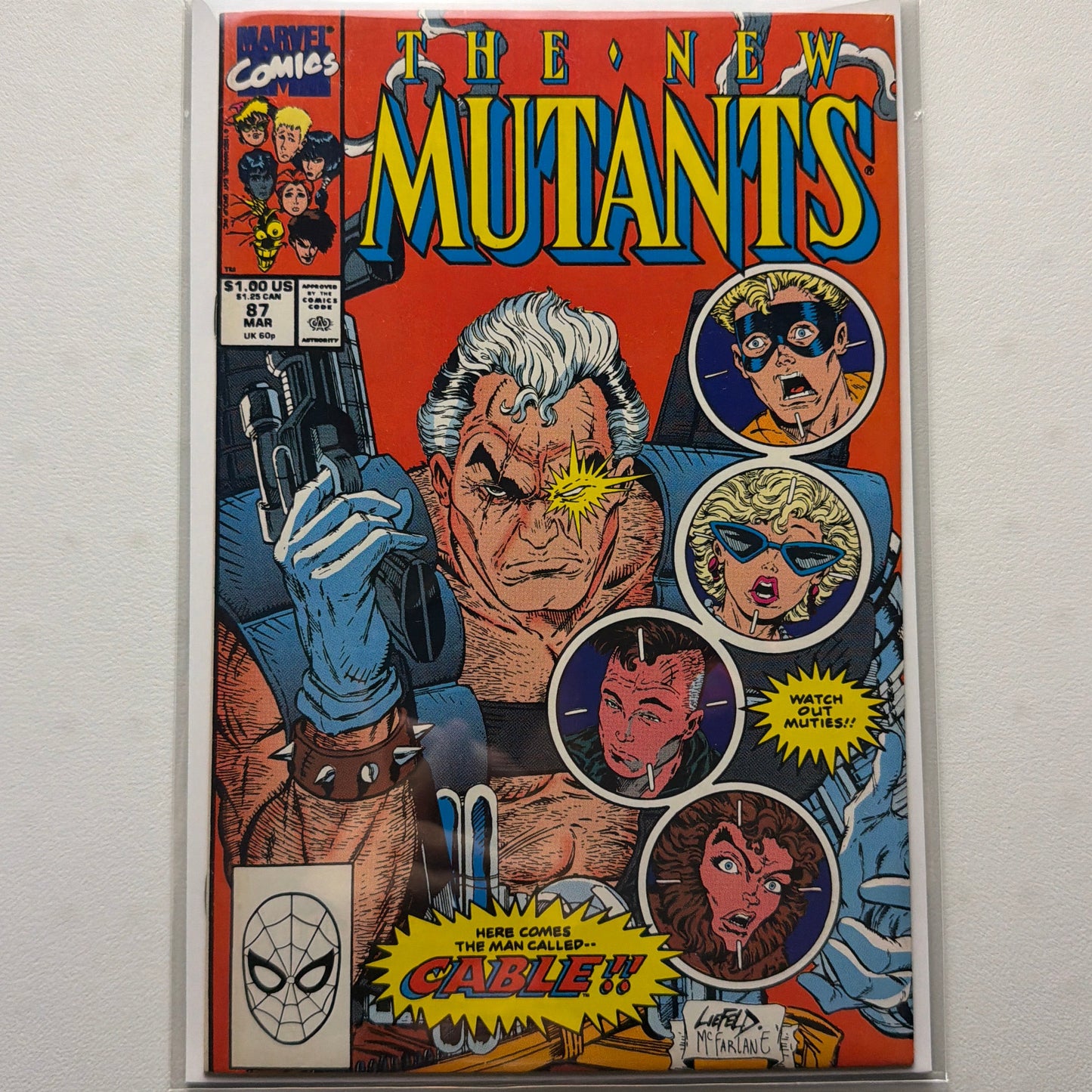 New Mutants #87 (VF+/8.5)