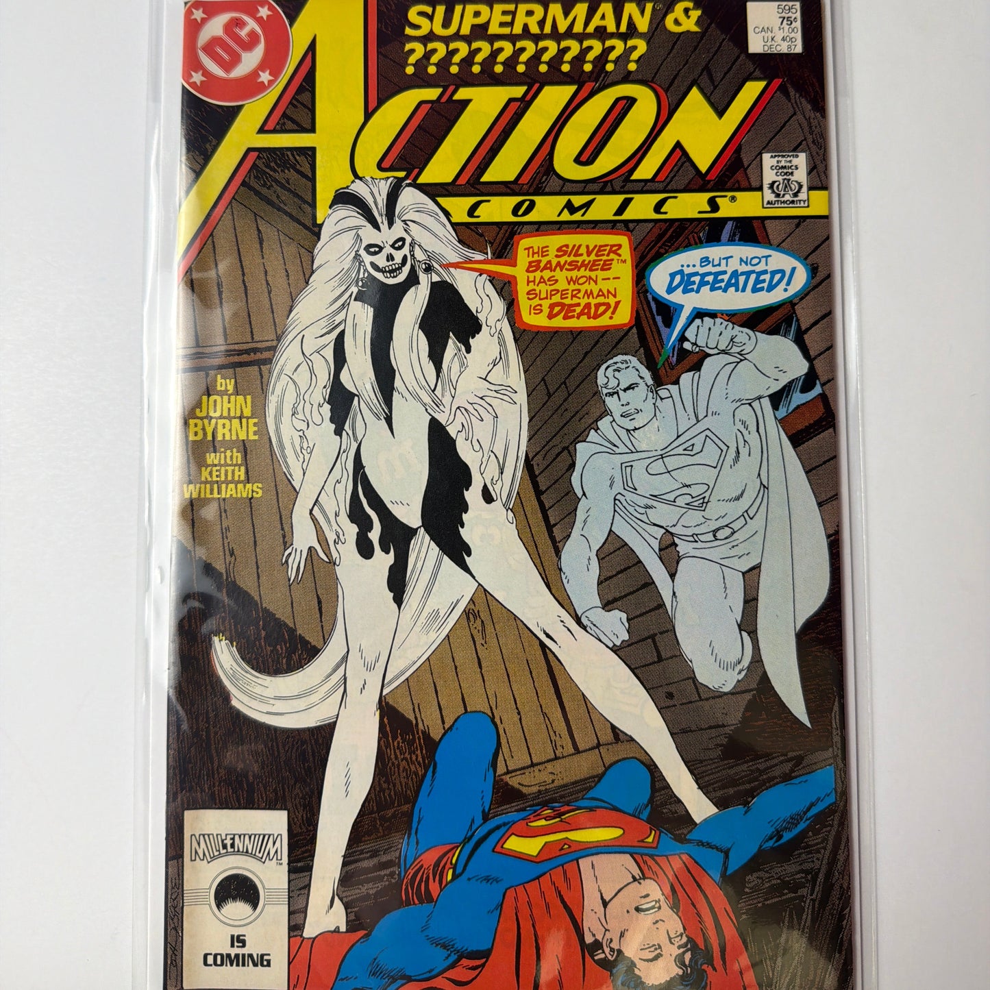 Superman and ???? Action Comics #595