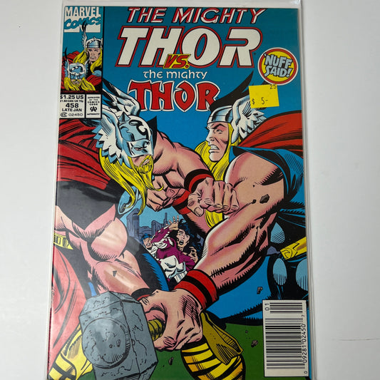 The mighty Thor vs the mighty Thor #458