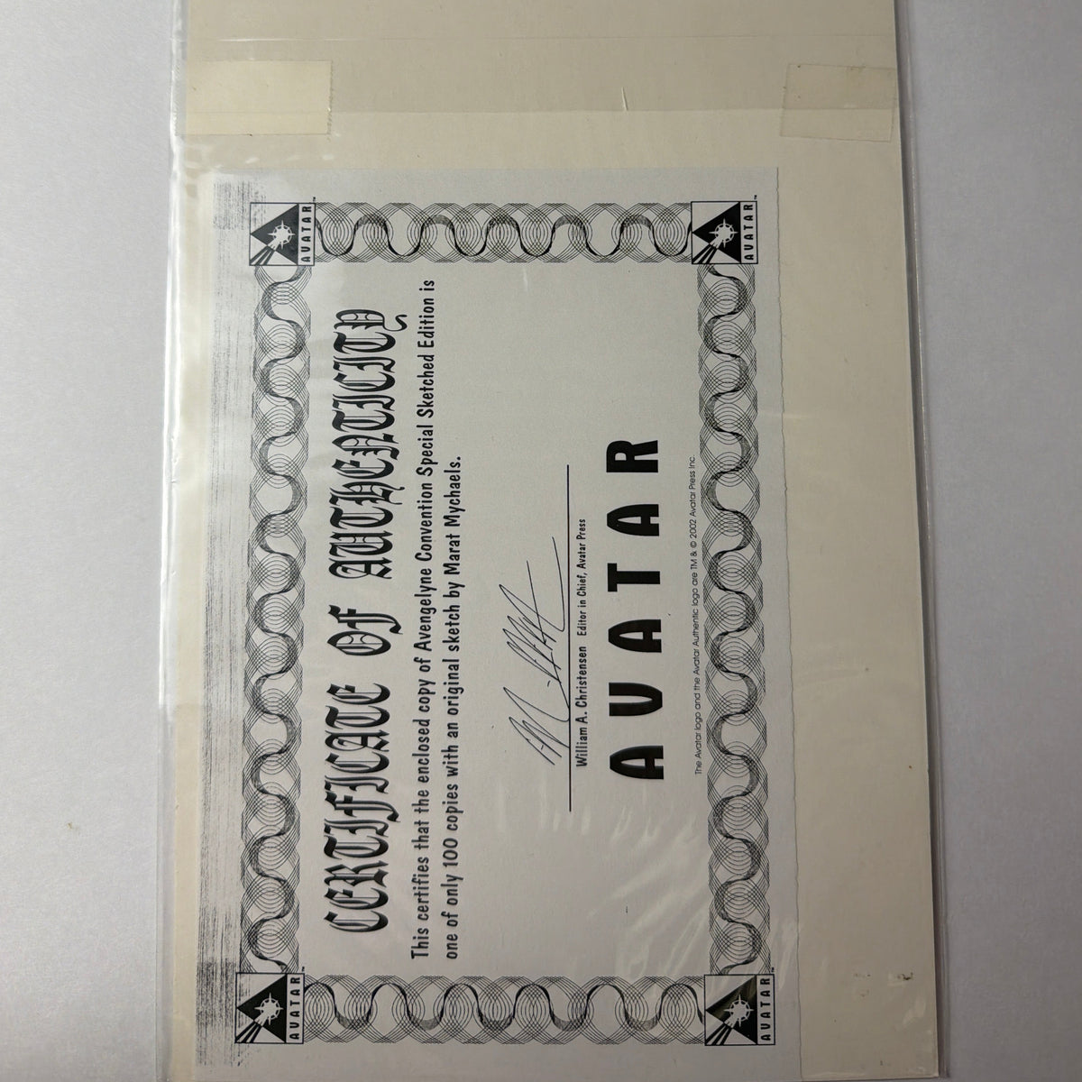 Avengelyne Convention Special (VF+) 1/100