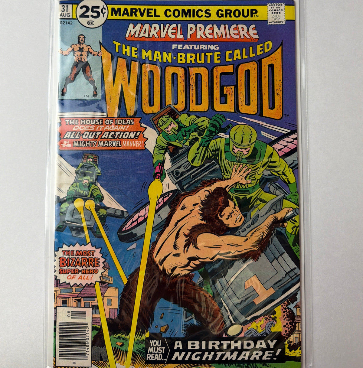 Marvel Premiere Featuring The Man-Brute Called Woodgod #31 (FN+)