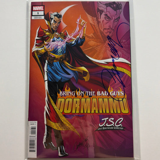 Bring on the Bad Guys Dormammu #1 Variant Signed J Scott Campbell w/COA (NM)