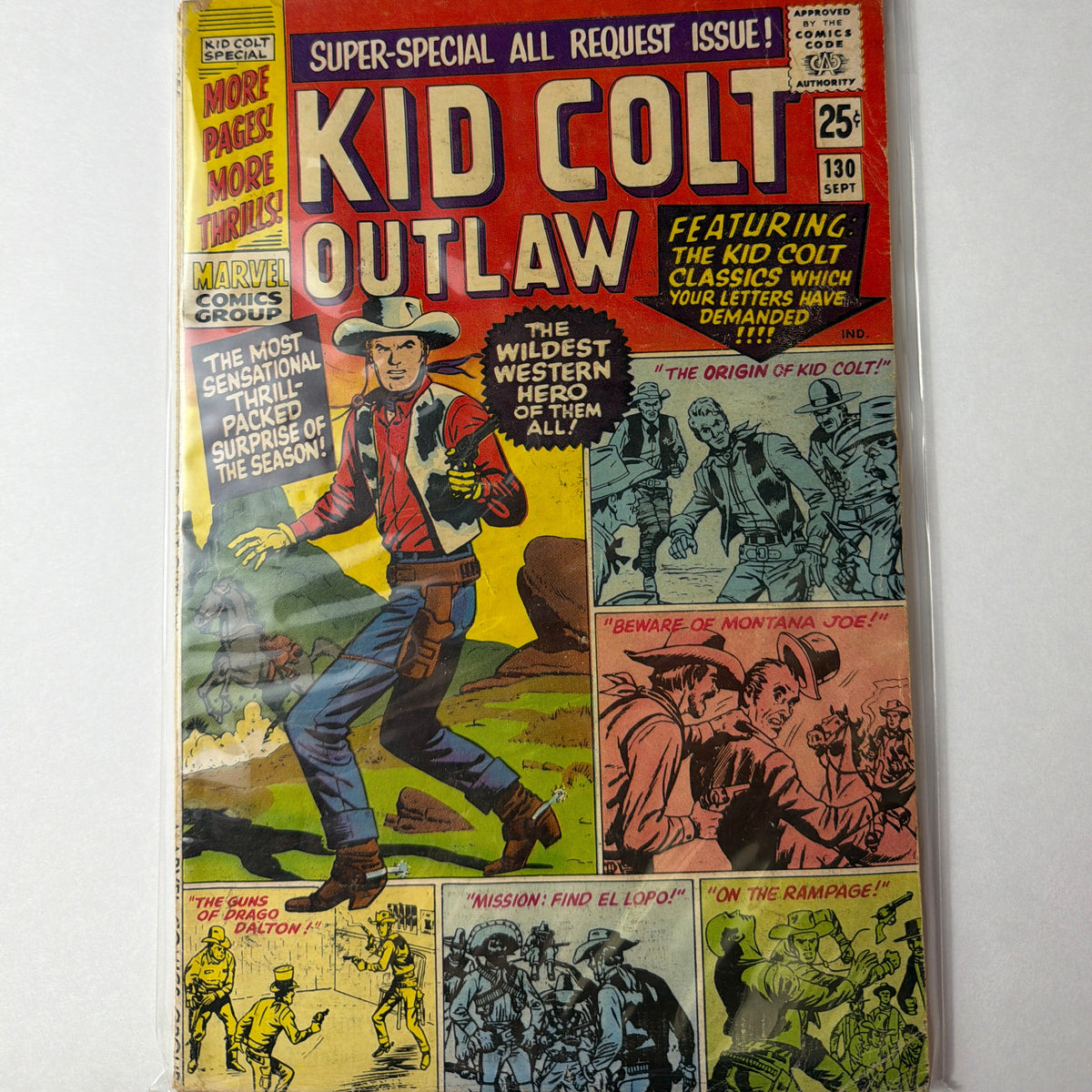 Kid Colt OutLaw #130 (VG-)