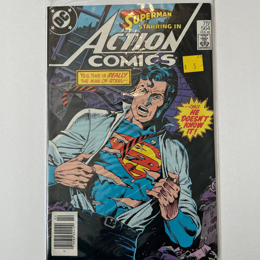 Superman Starring in Action Comics #564