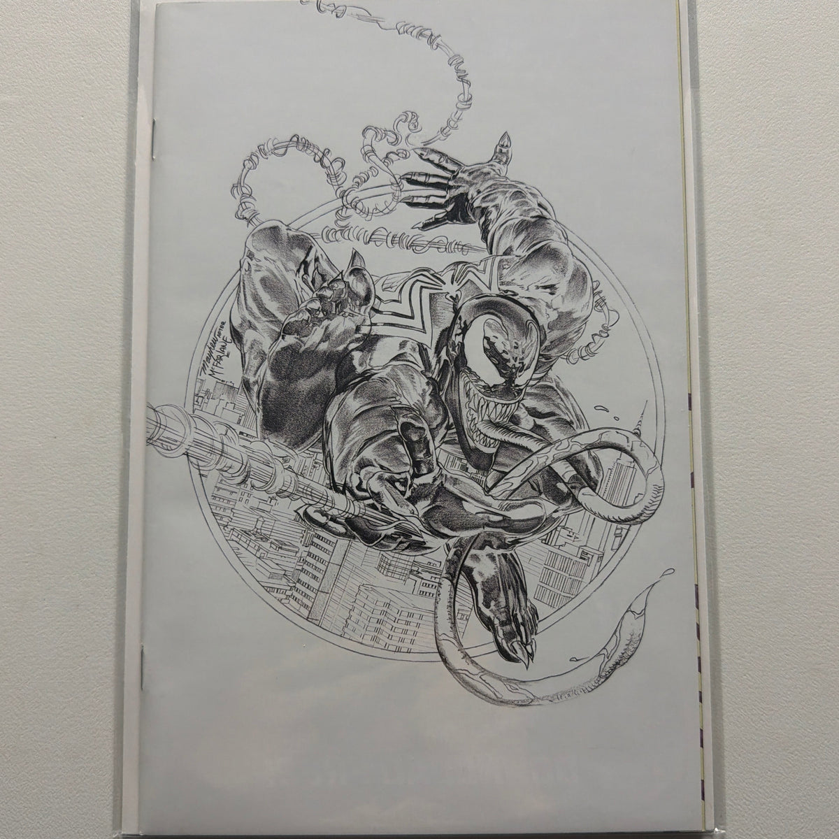 Venom #1 (NM) Sketch B&W Virgin Variant