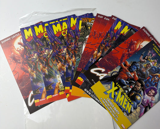 A Bunch of Mini Marvel Comic Pictures