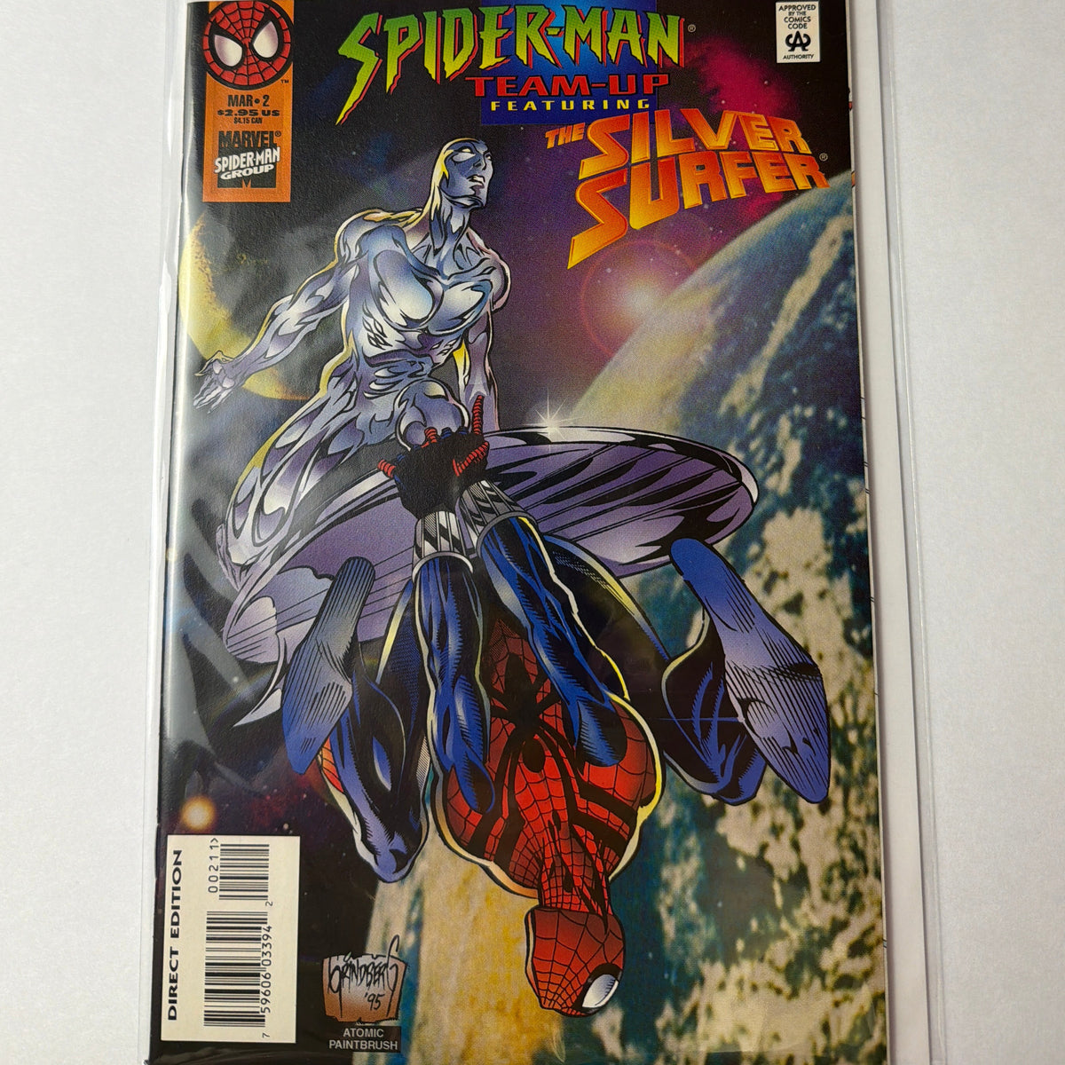 Spider-Man Team-up Featuring The Silver Surfer #2 (NM-)