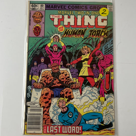 Marvel two in one the thing and the human torch #89