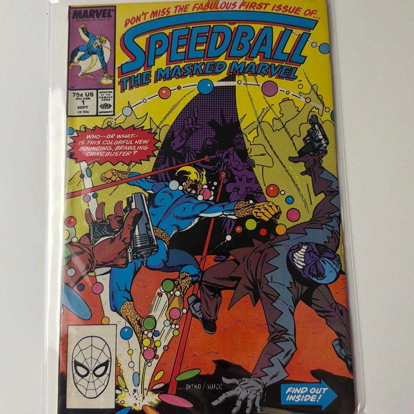 Speedball The Masked Marvel #1