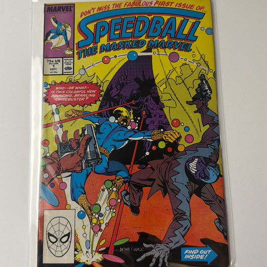 Speedball The Masked Marvel #1