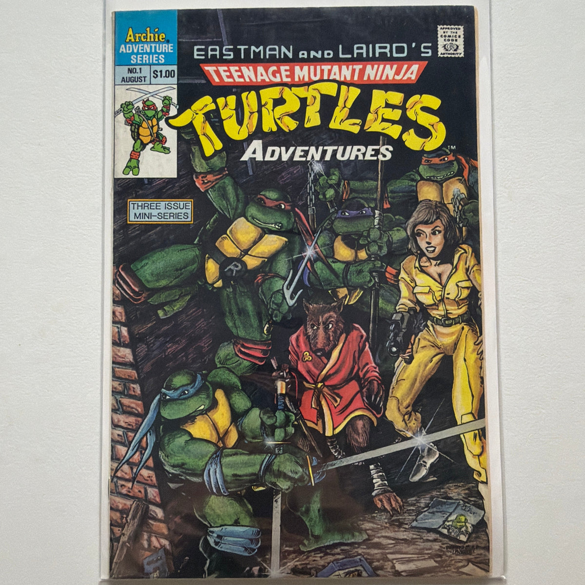 Teenage Mutant Ninja Turtles Adventures #1 (VF-)