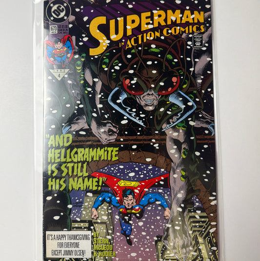 Superman in Action Comics #673