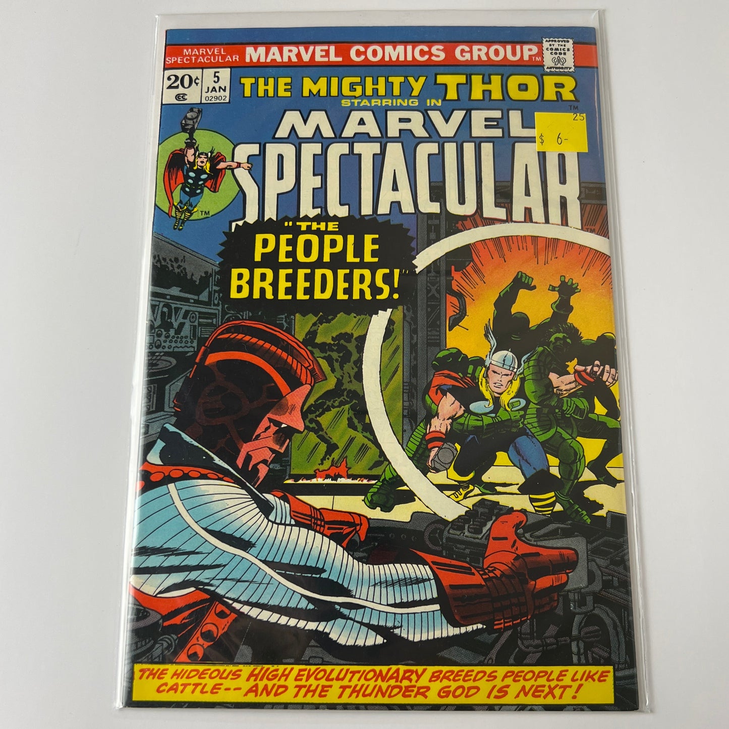 The mighty Thor starring in marvel spectacular #5