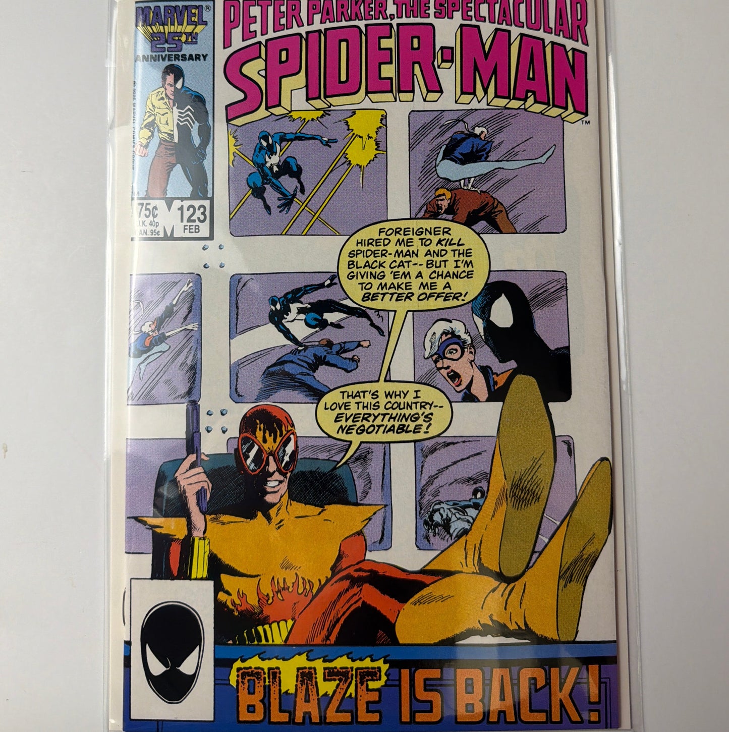 Peter Parker, The Spectacular Spider-Man #123