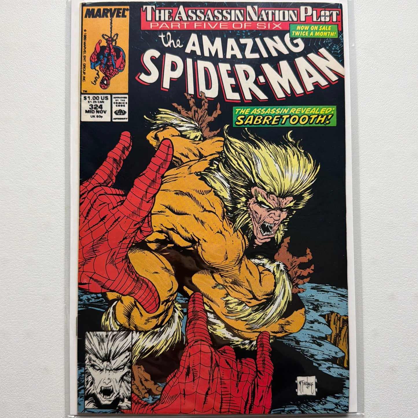 The Amazing Spider-Man #324 (VF-)