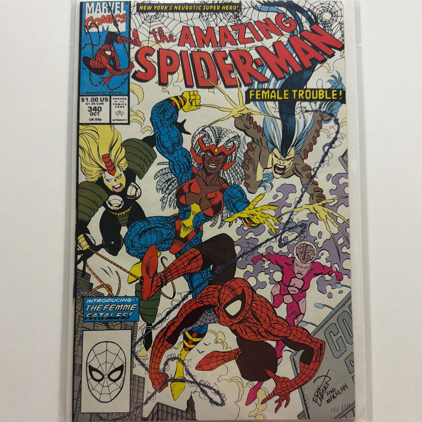 Amazing Spider-Man #340 (NM-)