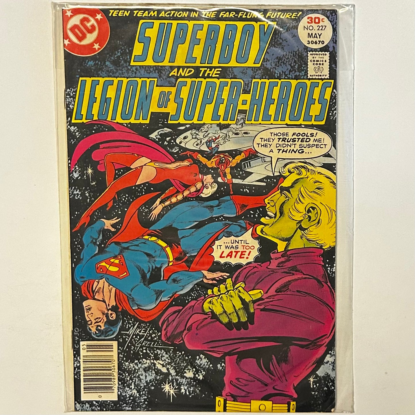 Superboy and the Legion of Superheroes #227 Newsstand