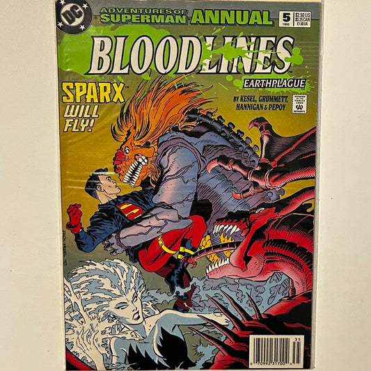 Adventures of Superman annual #5 Newsstand
