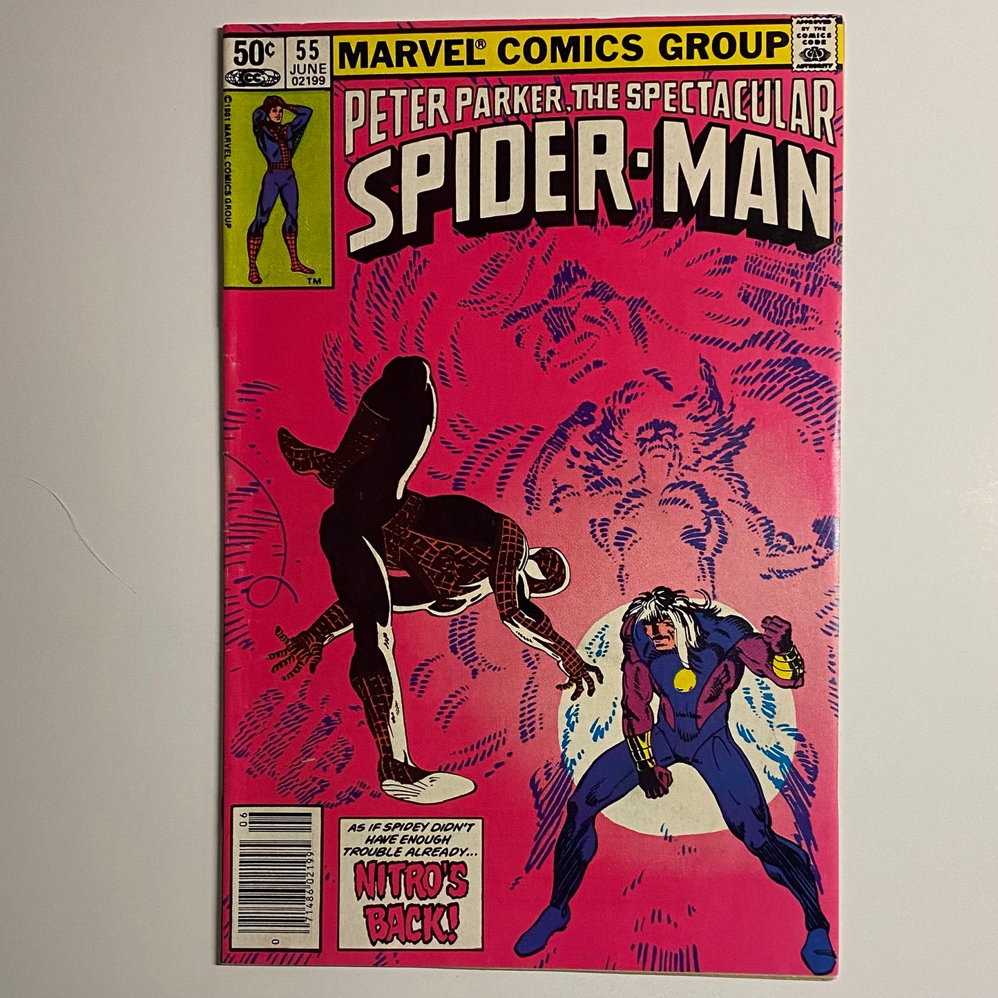 Peter Parker The Spectacular Spider-Man #55 Newsstand