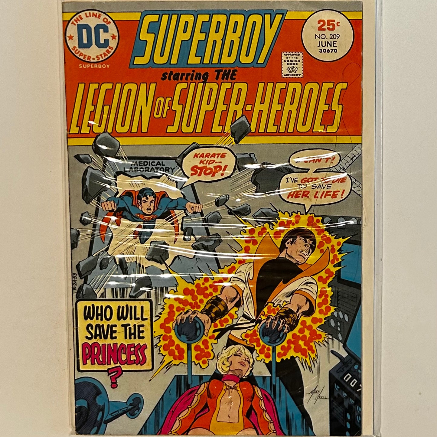 Superboy and the Legion of Superheroes #209