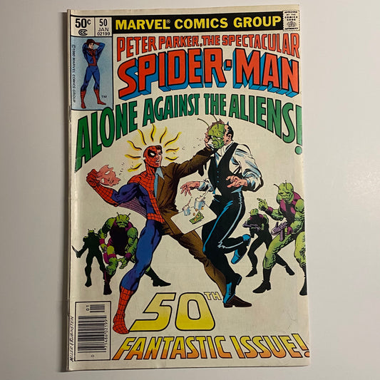 Peter Parker The Spectacular Spider-Man #50 Newsstand