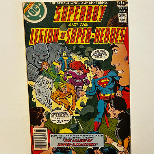 Superboy and the Legion of Superheroes #253 Newsstand