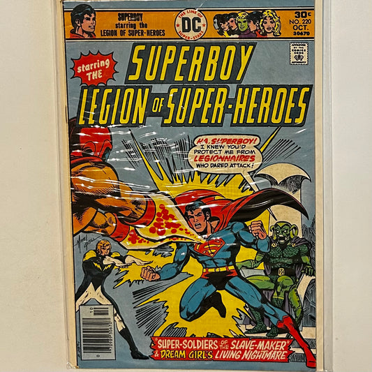 Superboy and the Legion of Superheroes #220 Newsstand