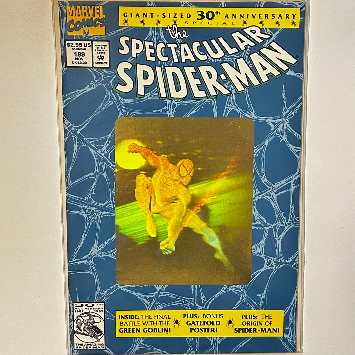 The Spectacular Spider-Man #189 Gold Tint