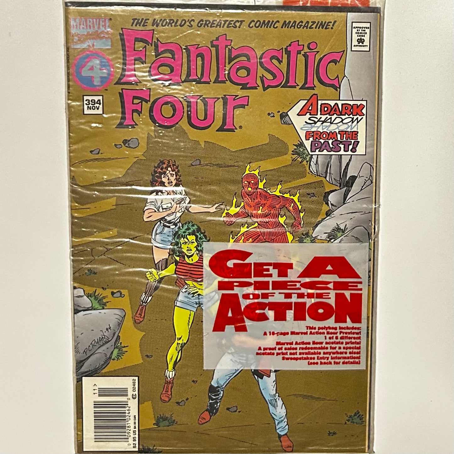 Fantastic Four #394 Newsstand Polybag