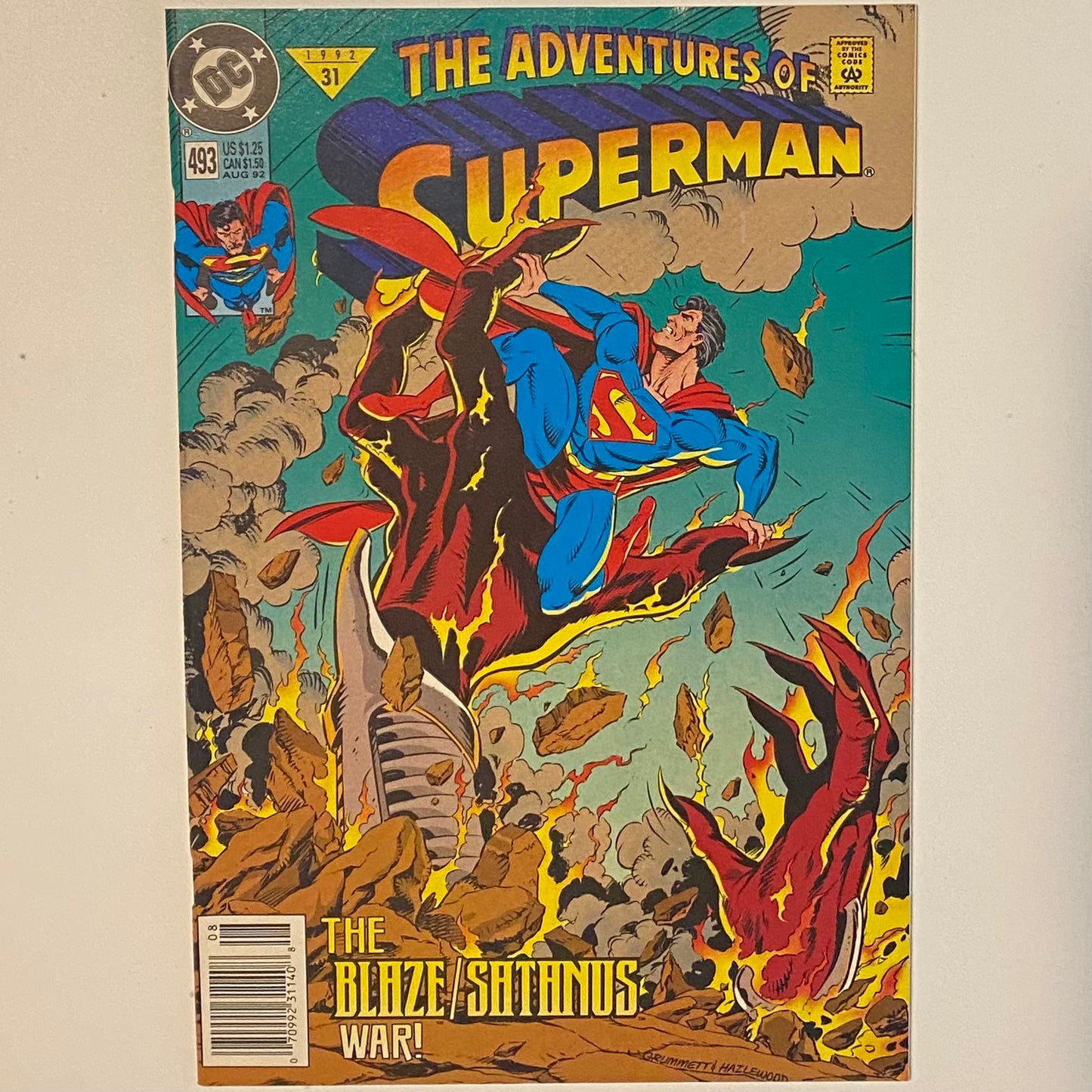 Superman #493 Newsstand