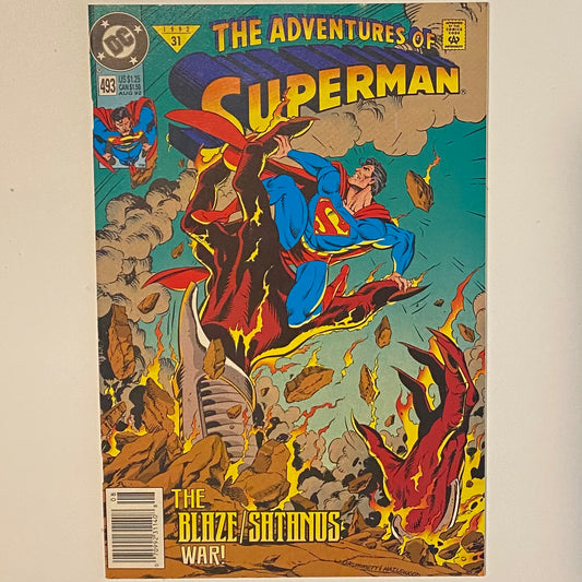 Superman #493 Newsstand