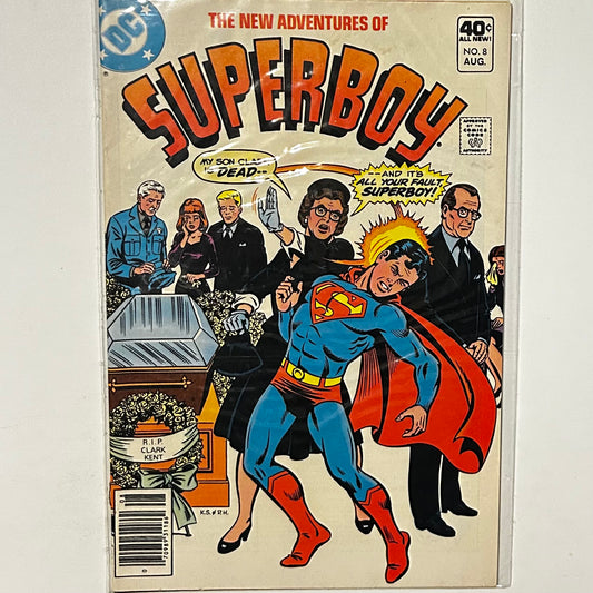 New Adventures of Superboy #8 Newsstand
