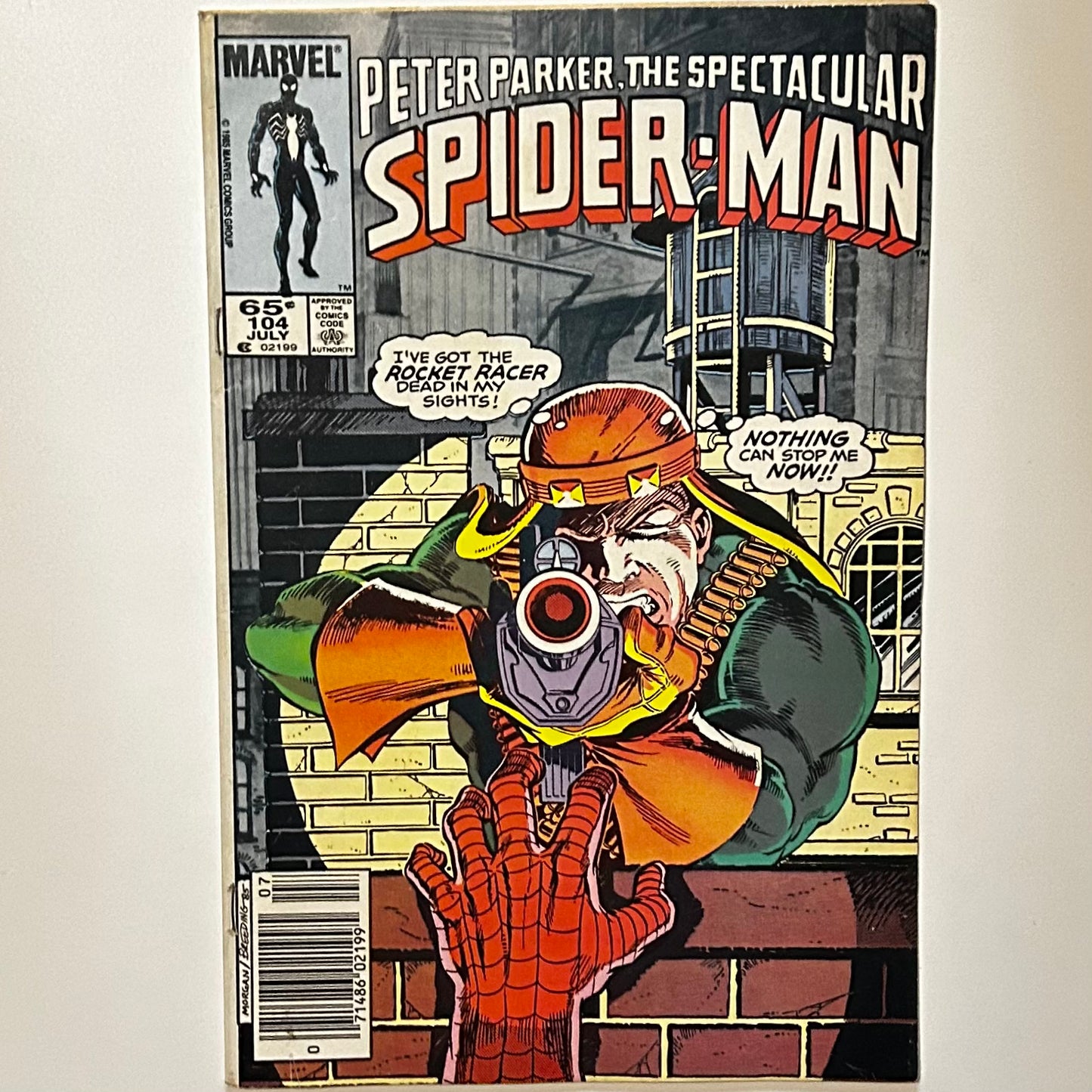 The Spectacular Spider-Man #104 Newsstand