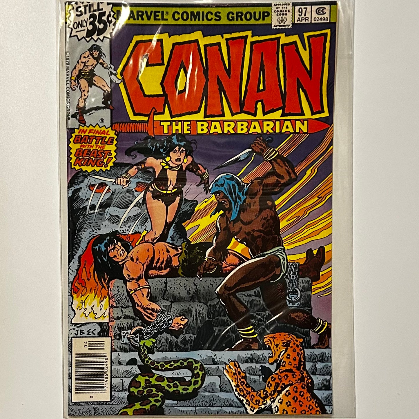 Conan the Barbarian #97 Newsstand