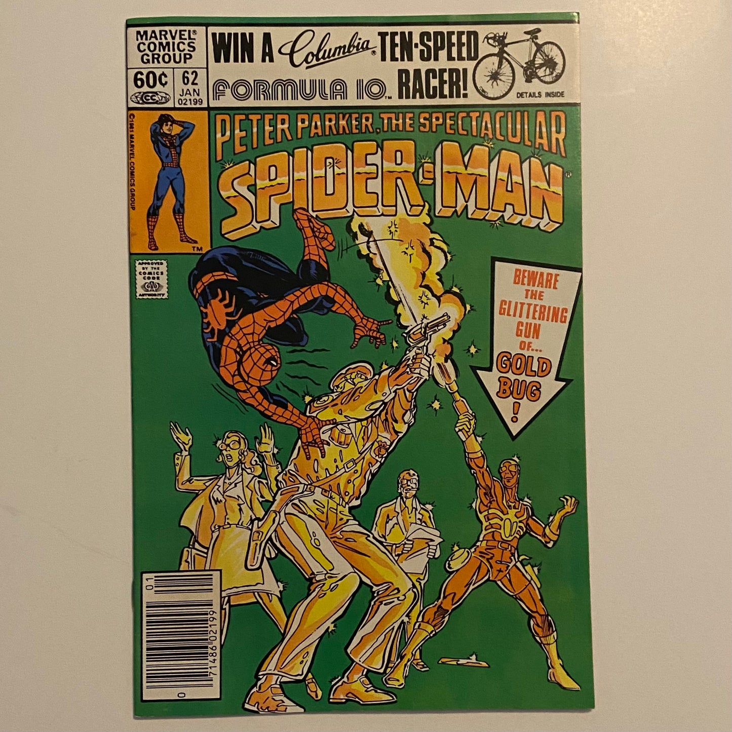 Peter Parker The Spectacular Spider-Man #62 Newsstand