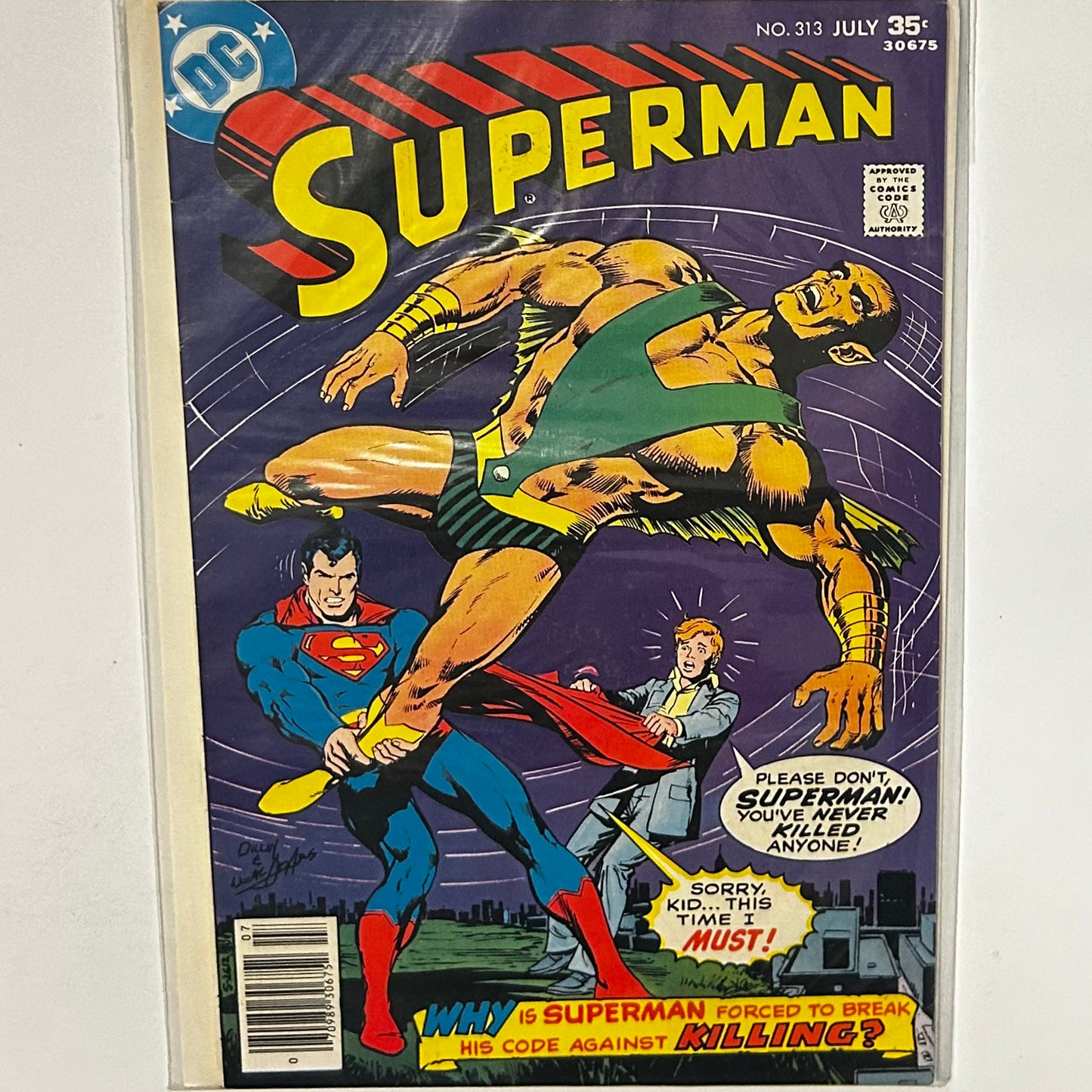 Superman #313 Newsstand