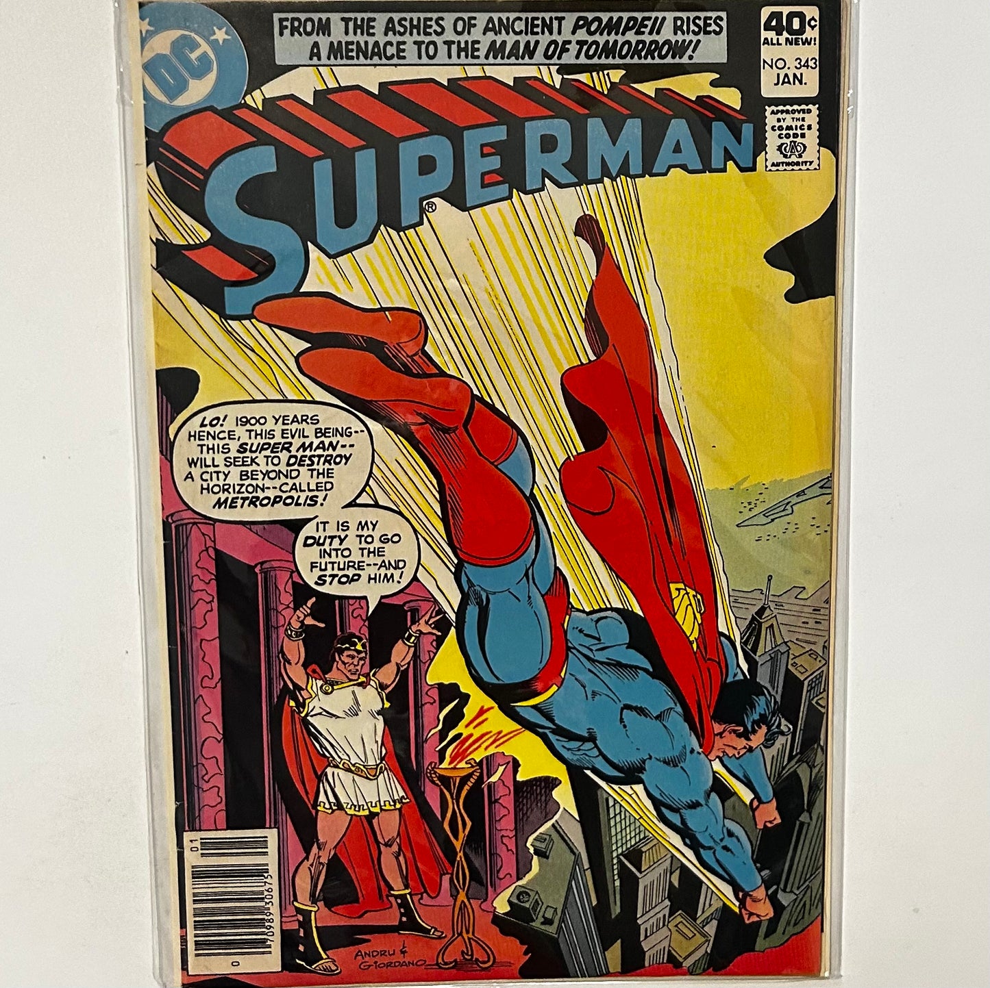 Superman #343 Newsstand