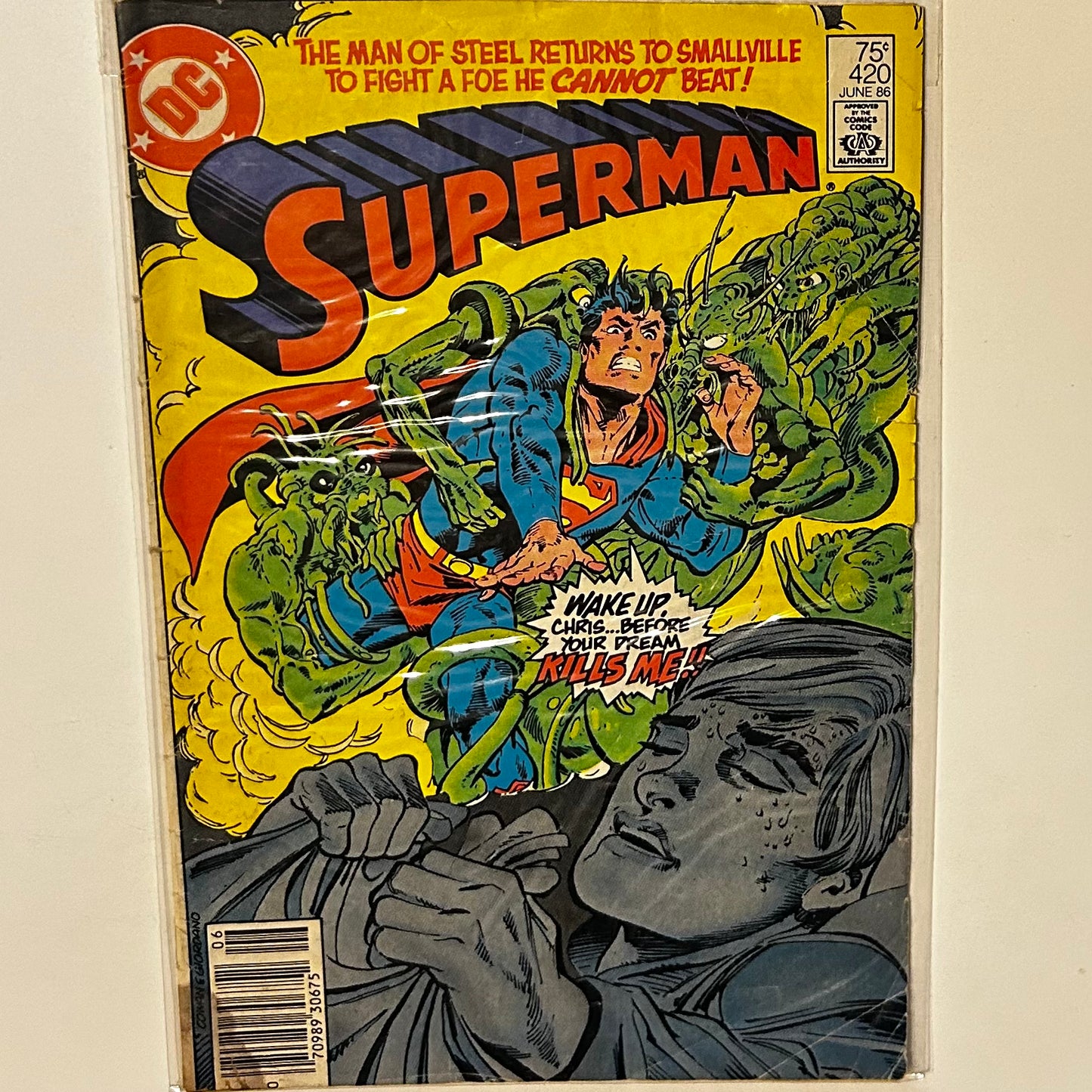 Superman #420 Newsstand