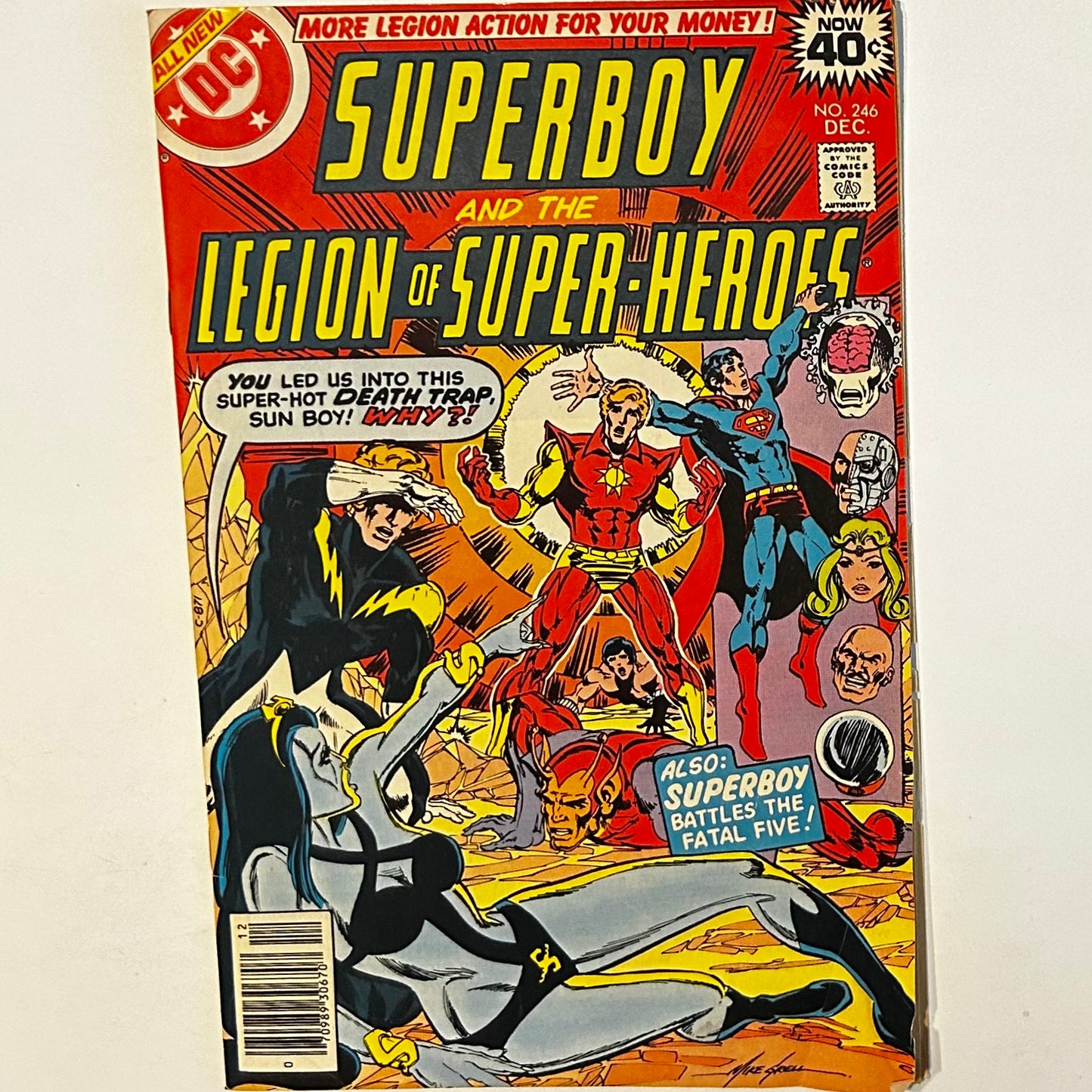 Superboy and the Legion of Superheroes #246 Newsstand