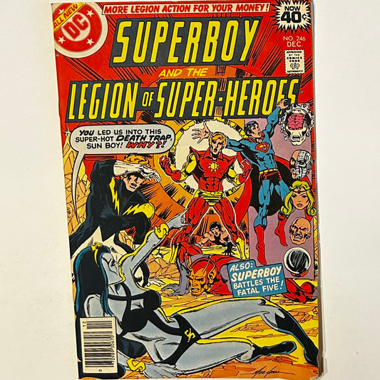Superboy and the Legion of Superheroes #246 Newsstand