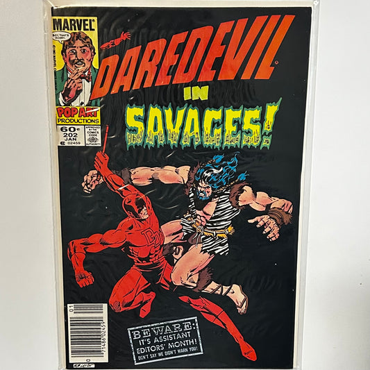 Daredevil #202 Newsstand