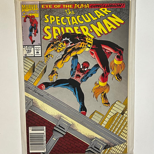 The Spectacular Spider-Man #193 Newsstand