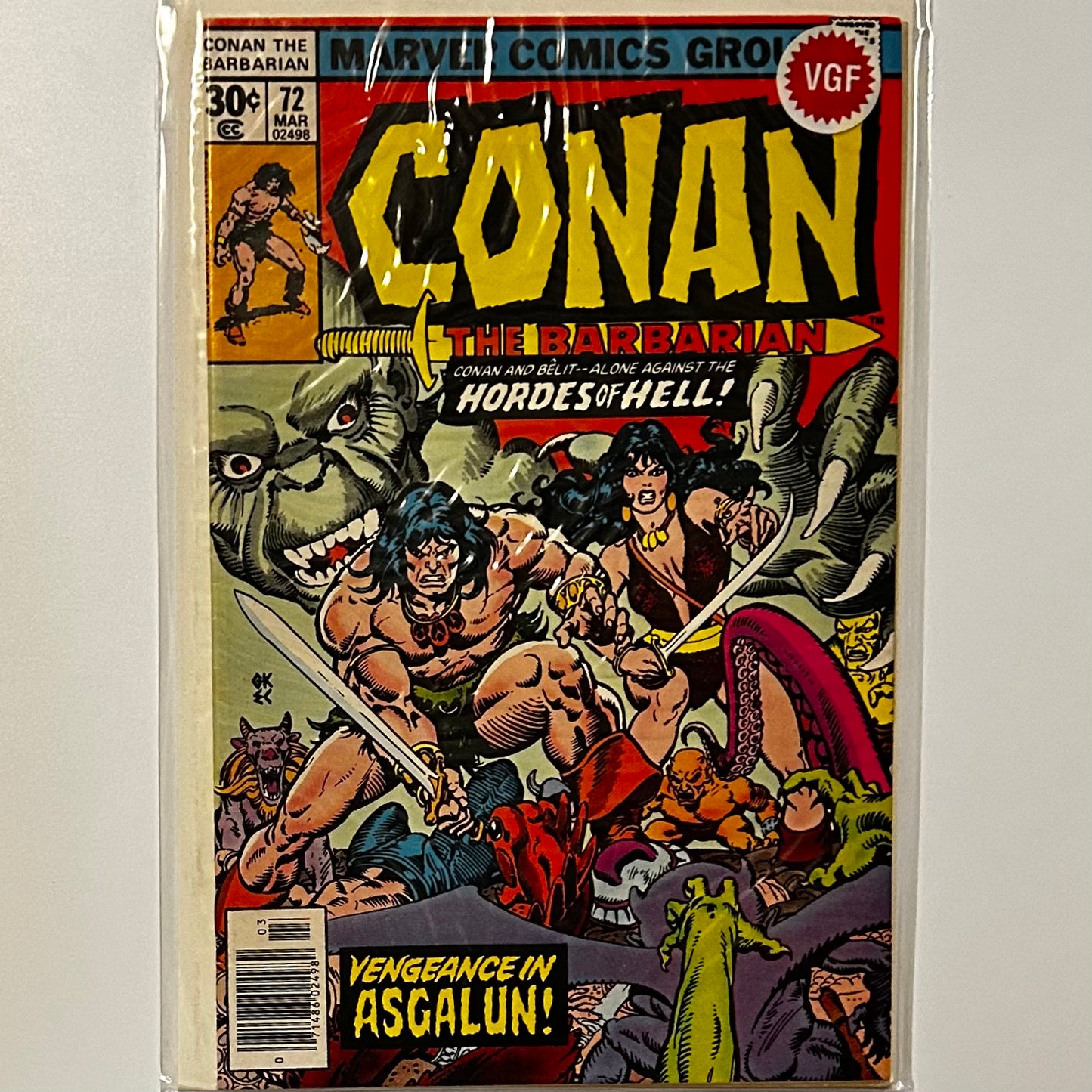 Conan the Barbarian #72 Newsstand