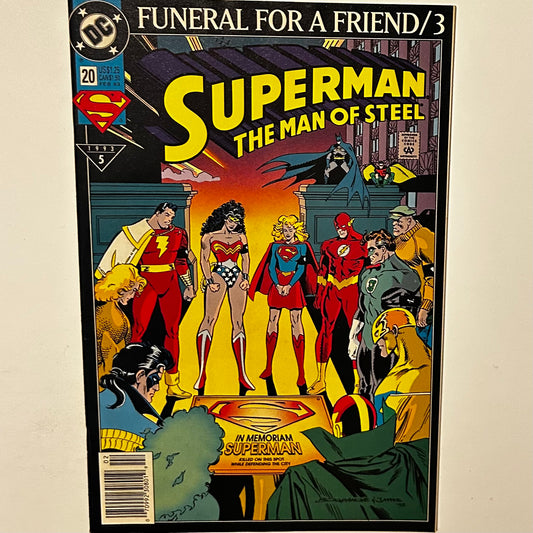 Superman Man of Steel #20 Newsstand