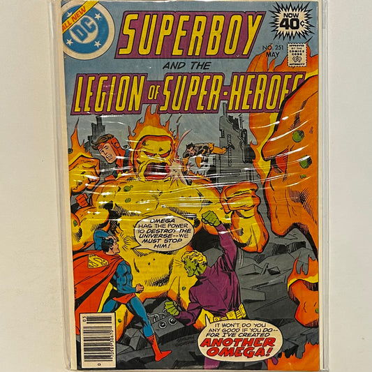 Superboy and the Legion of Superheroes #251 Newsstand